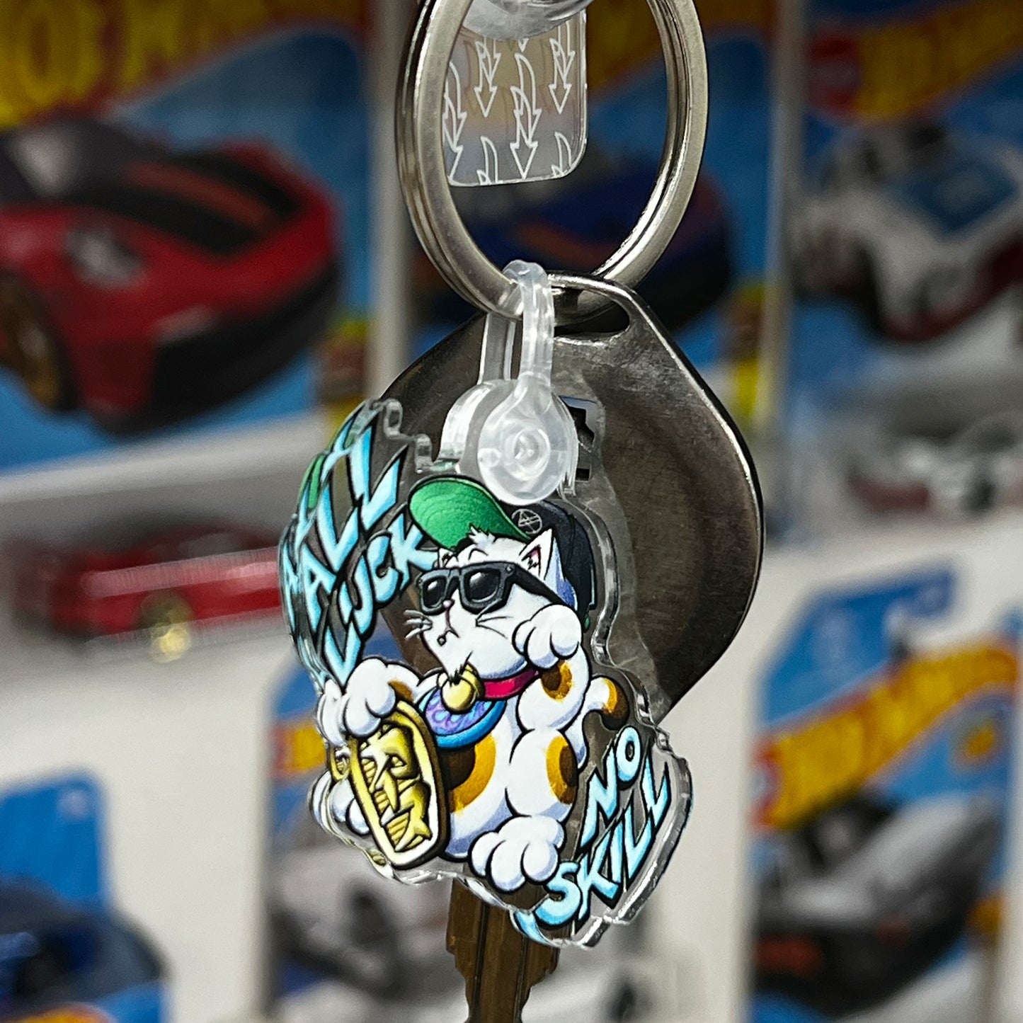 Lucky ⚡︎ Cat 招き猫 Keychain