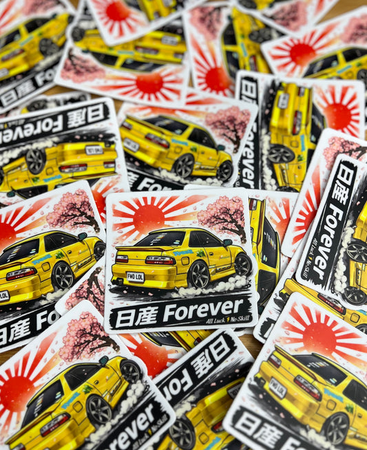 *Nissan Forever S13 Die Cut Sticker