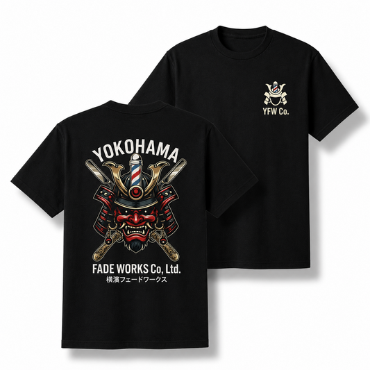* Yokohama Fade Works Barbershop Tee