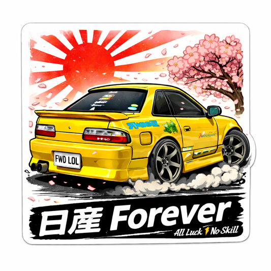 *Nissan Forever S13 Die Cut Sticker